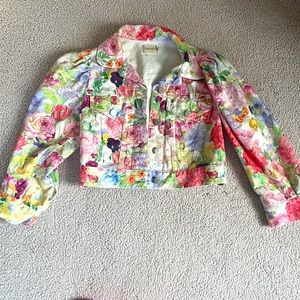 LANA PUFFED SLEEVE DENIM JACKET